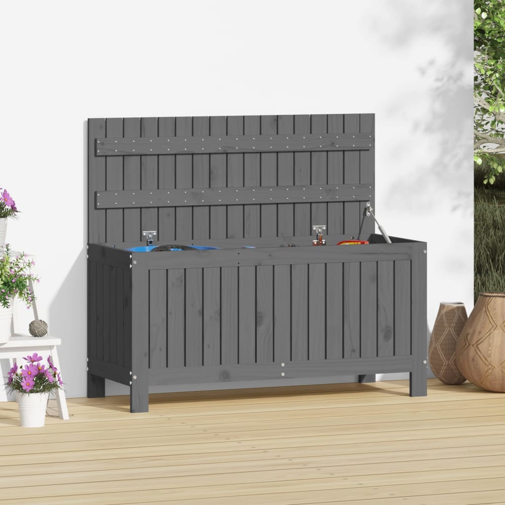 Garden Storage Box Solid Wood Pine
