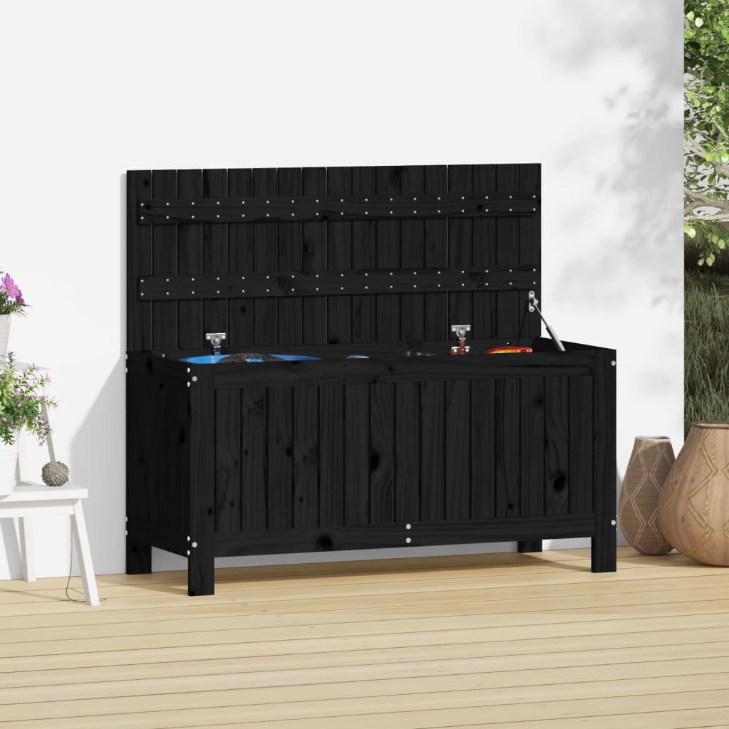 Garden Storage Box Solid Wood Pine