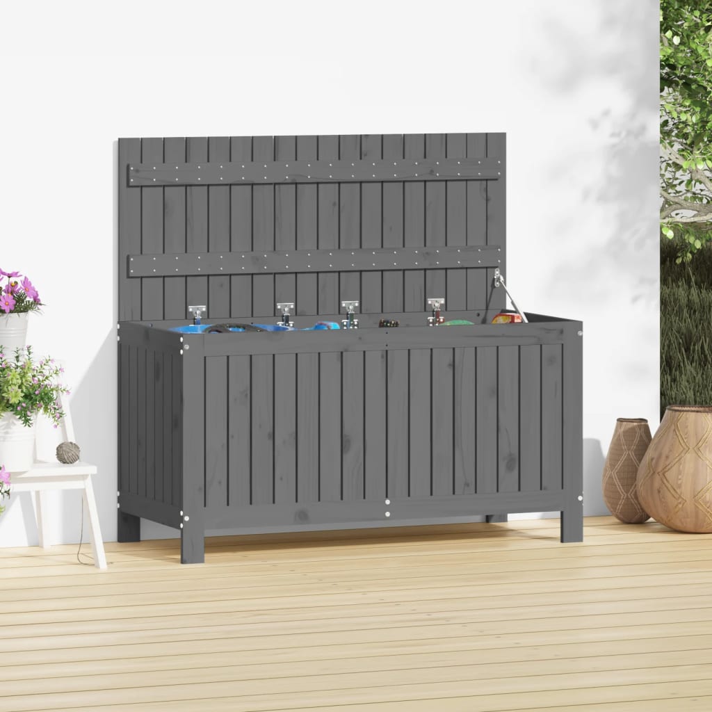 Garden Storage Box Solid Wood Pine