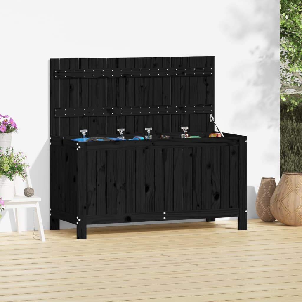 Garden Storage Box Solid Wood Pine