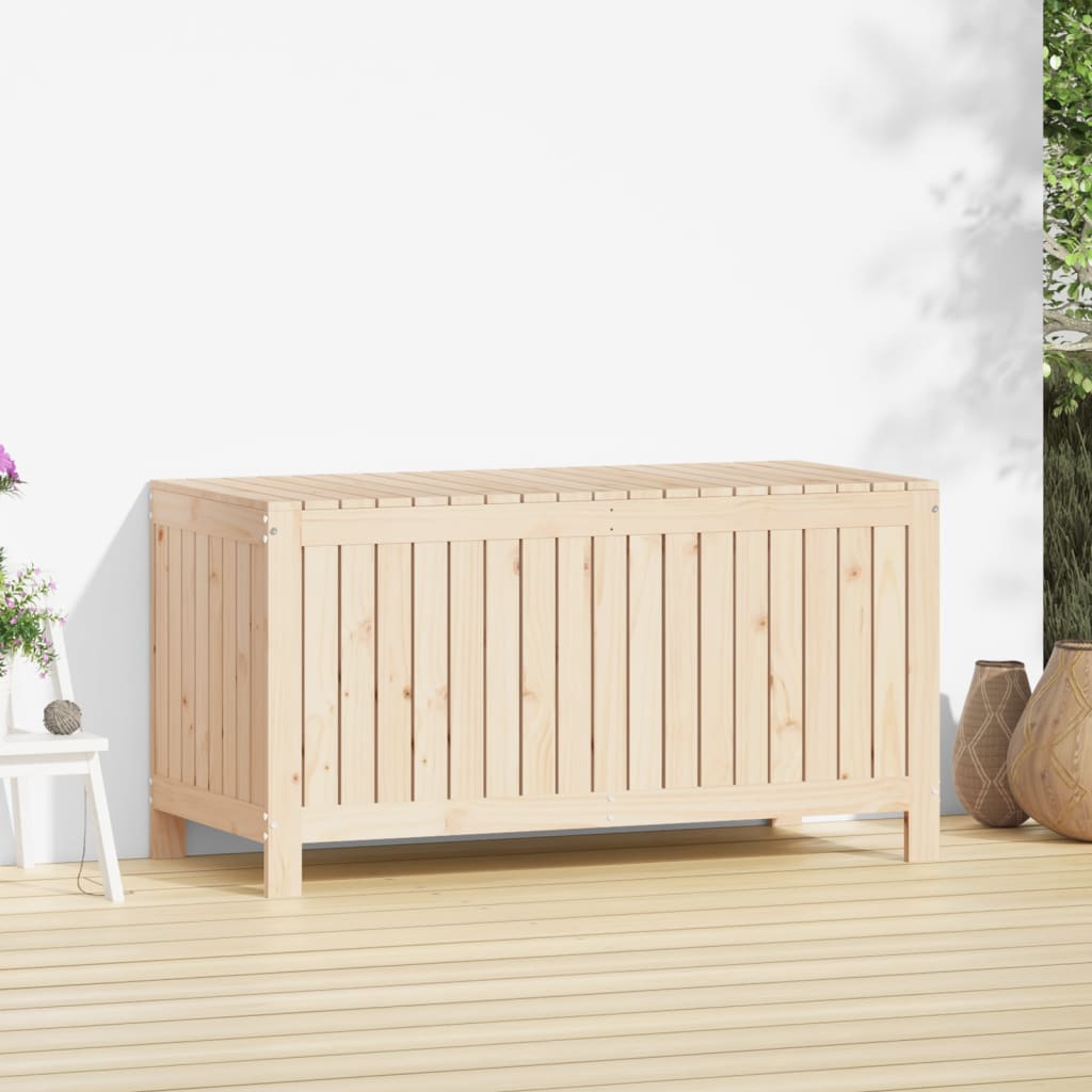Garden Storage Box Solid Wood Pine