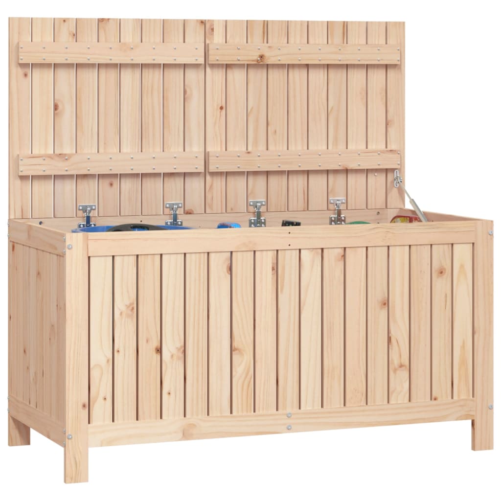 Garden Storage Box Solid Wood Pine