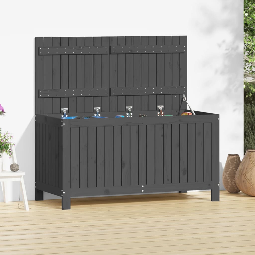 Garden Storage Box Solid Wood Pine