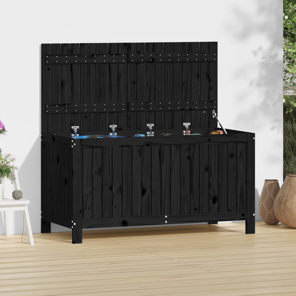 Garden Storage Box Solid Wood Pine