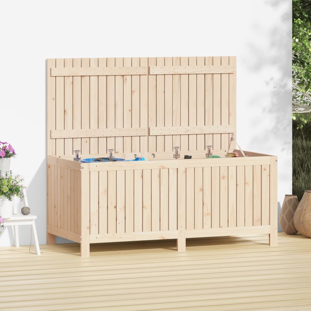 Garden Storage Box Solid Wood Pine