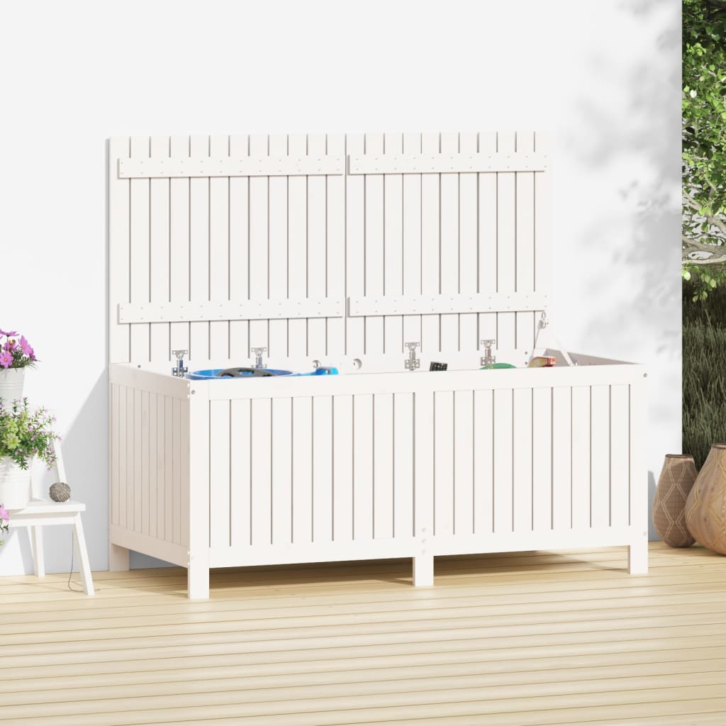 Garden Storage Box Solid Wood Pine