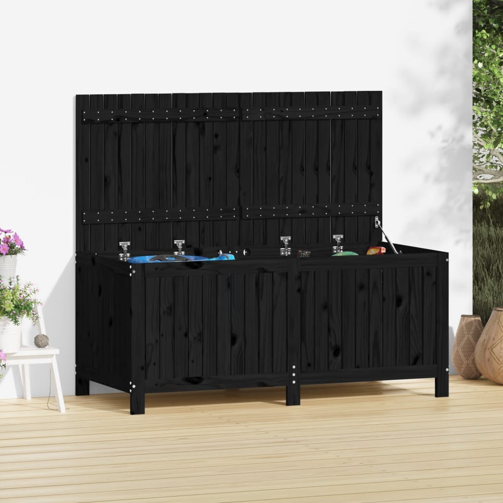 Garden Storage Box Solid Wood Pine