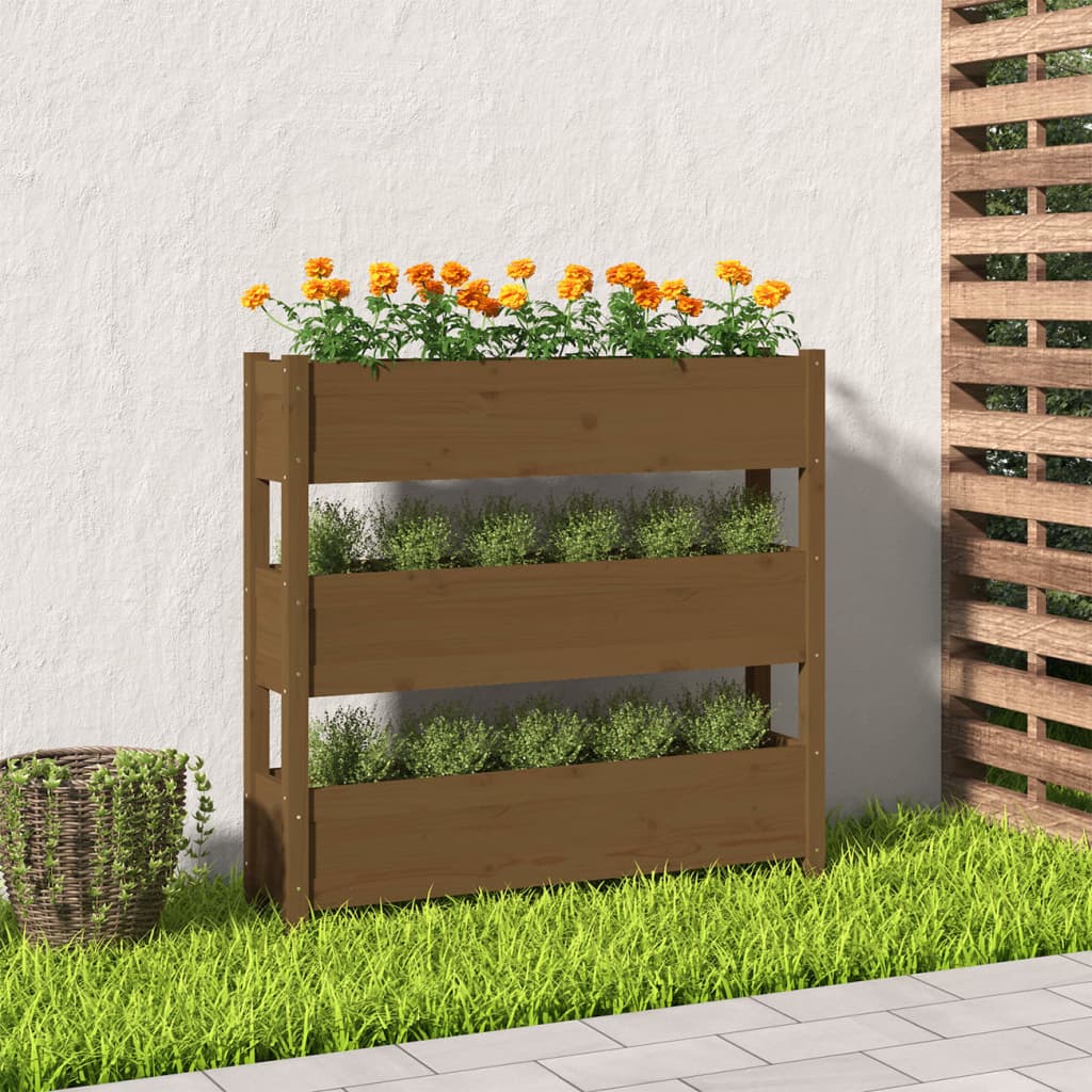 Planter Solid Wood Pine