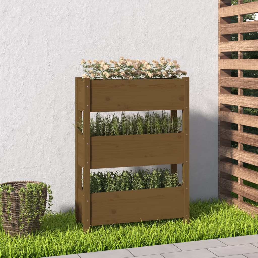 Planter Solid Wood Pine