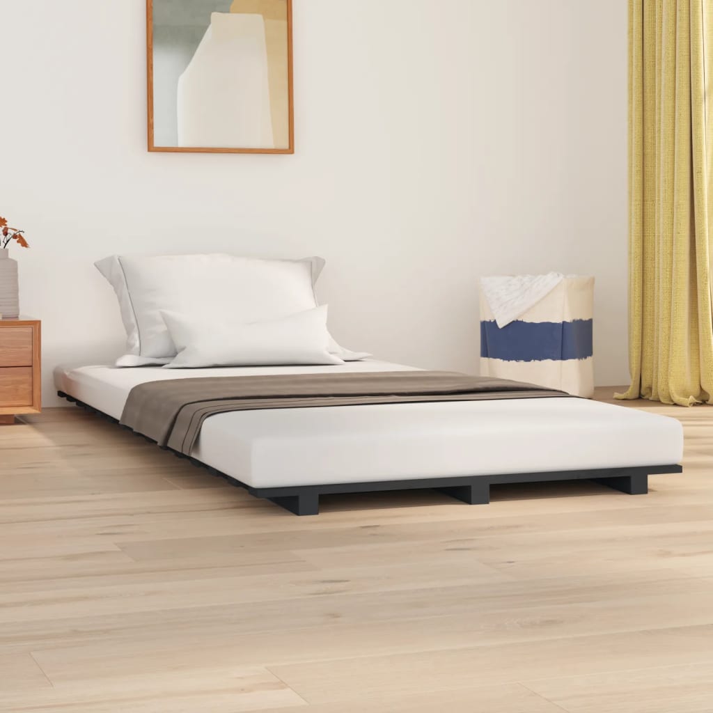 Bed Frame Without Mattress King Size Solid Wood Pine