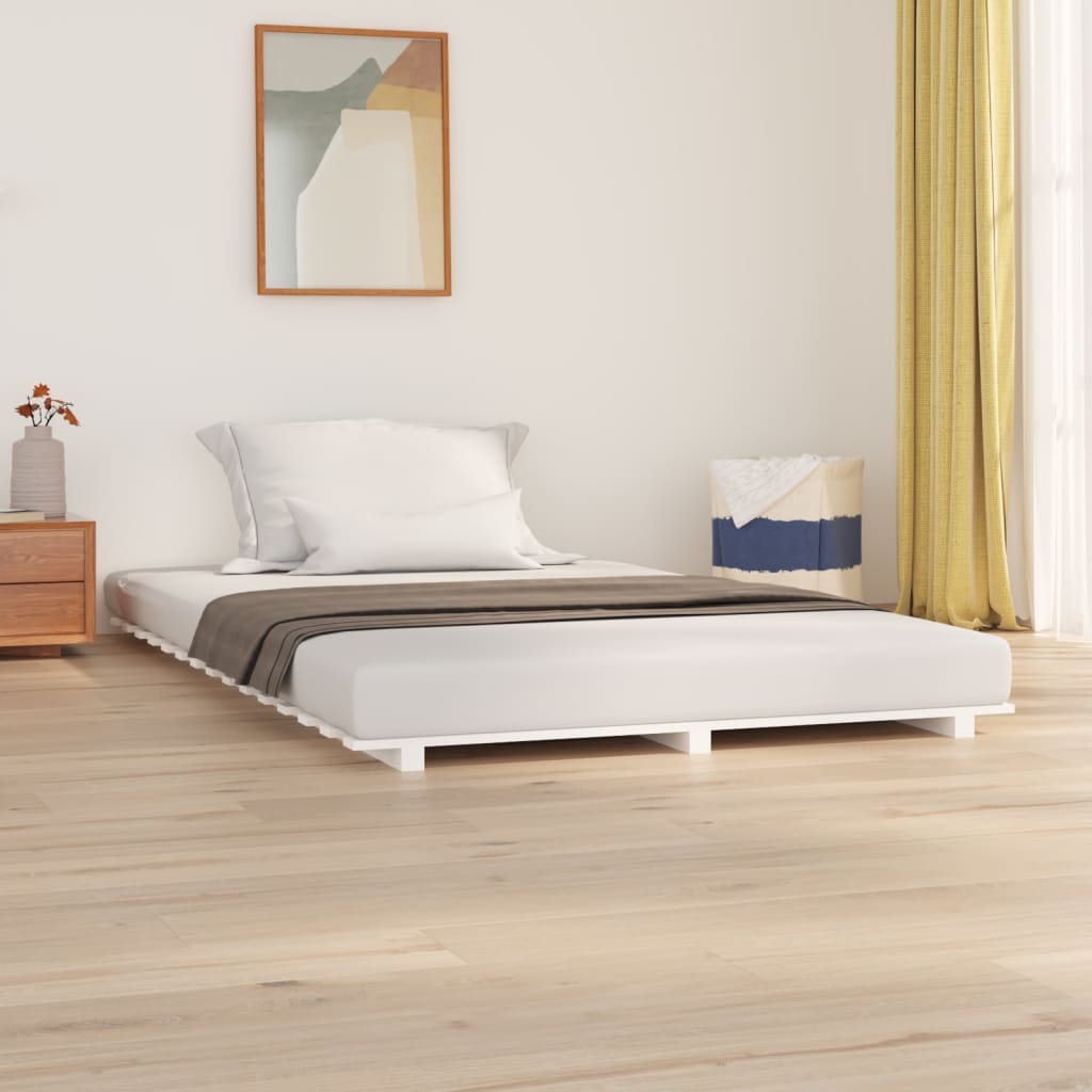 Bed Frame Without Mattress King Size Solid Wood Pine