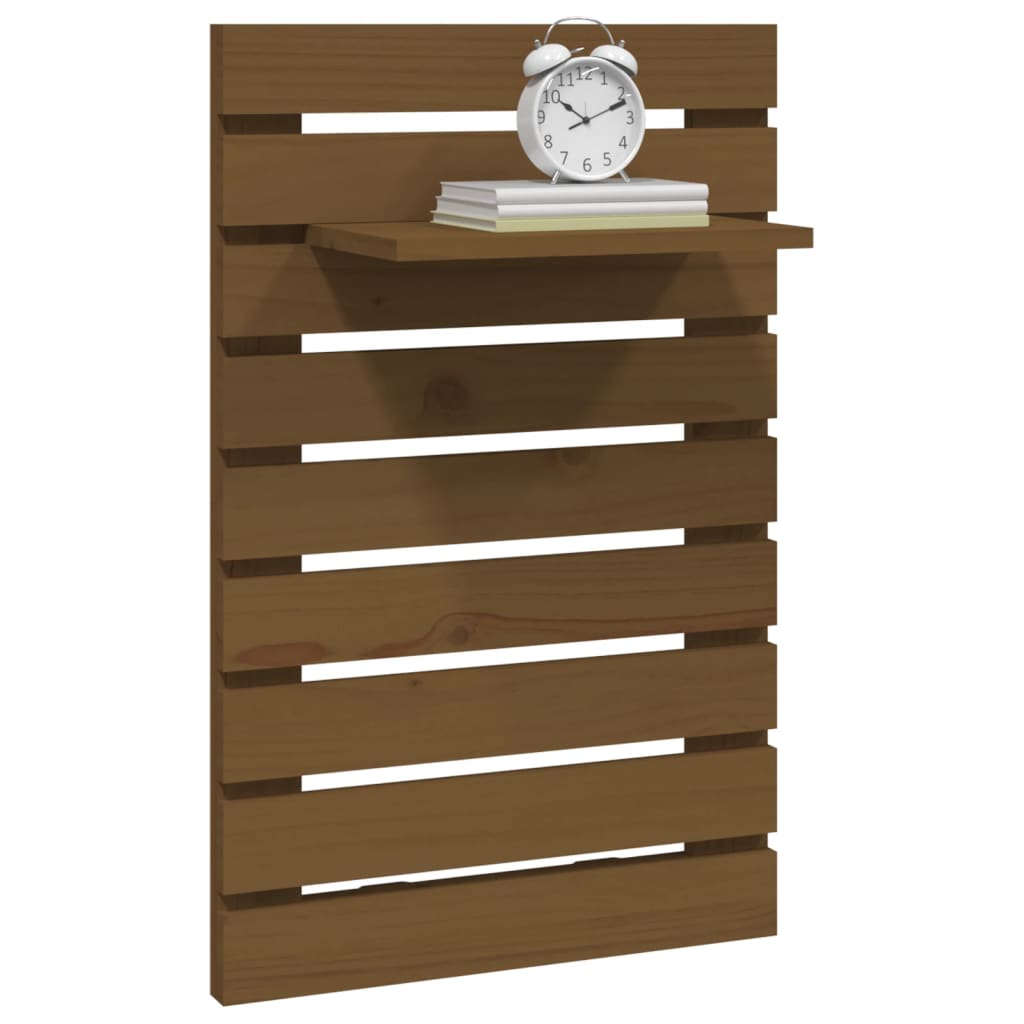Wall-Mounted Bedside Shelves 2 Pcs Solid Wood Pine