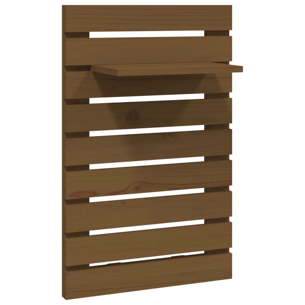 Wall-Mounted Bedside Shelves 2 Pcs Solid Wood Pine