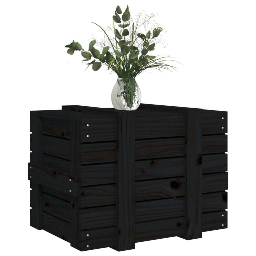 Storage Box Solid Wood Pine