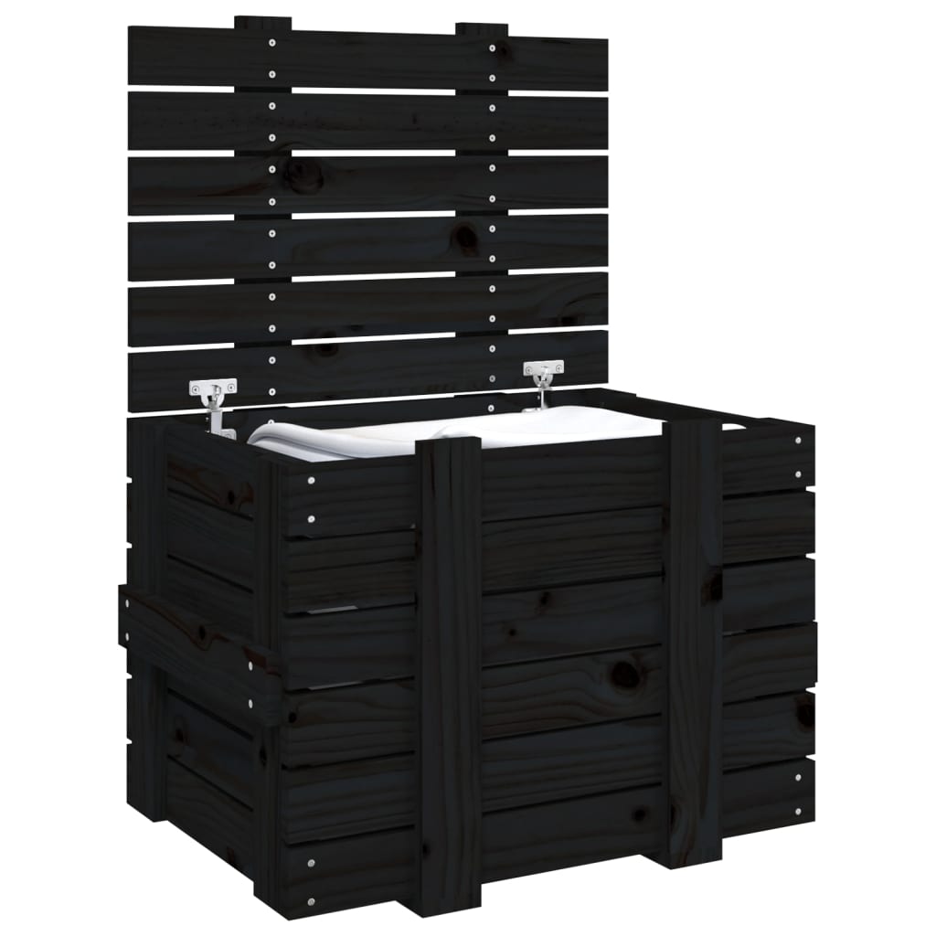 Storage Box Solid Wood Pine