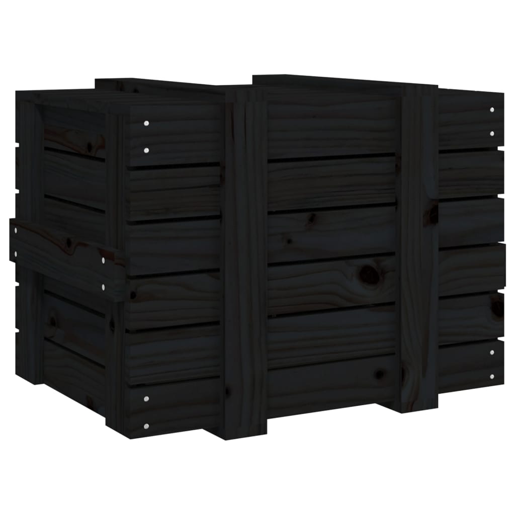 Storage Box Solid Wood Pine