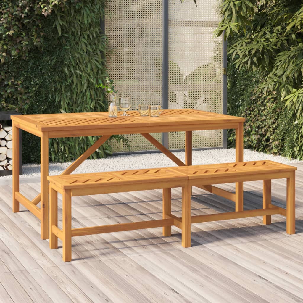 Garden Bench 180 Cm Solid Wood Acacia