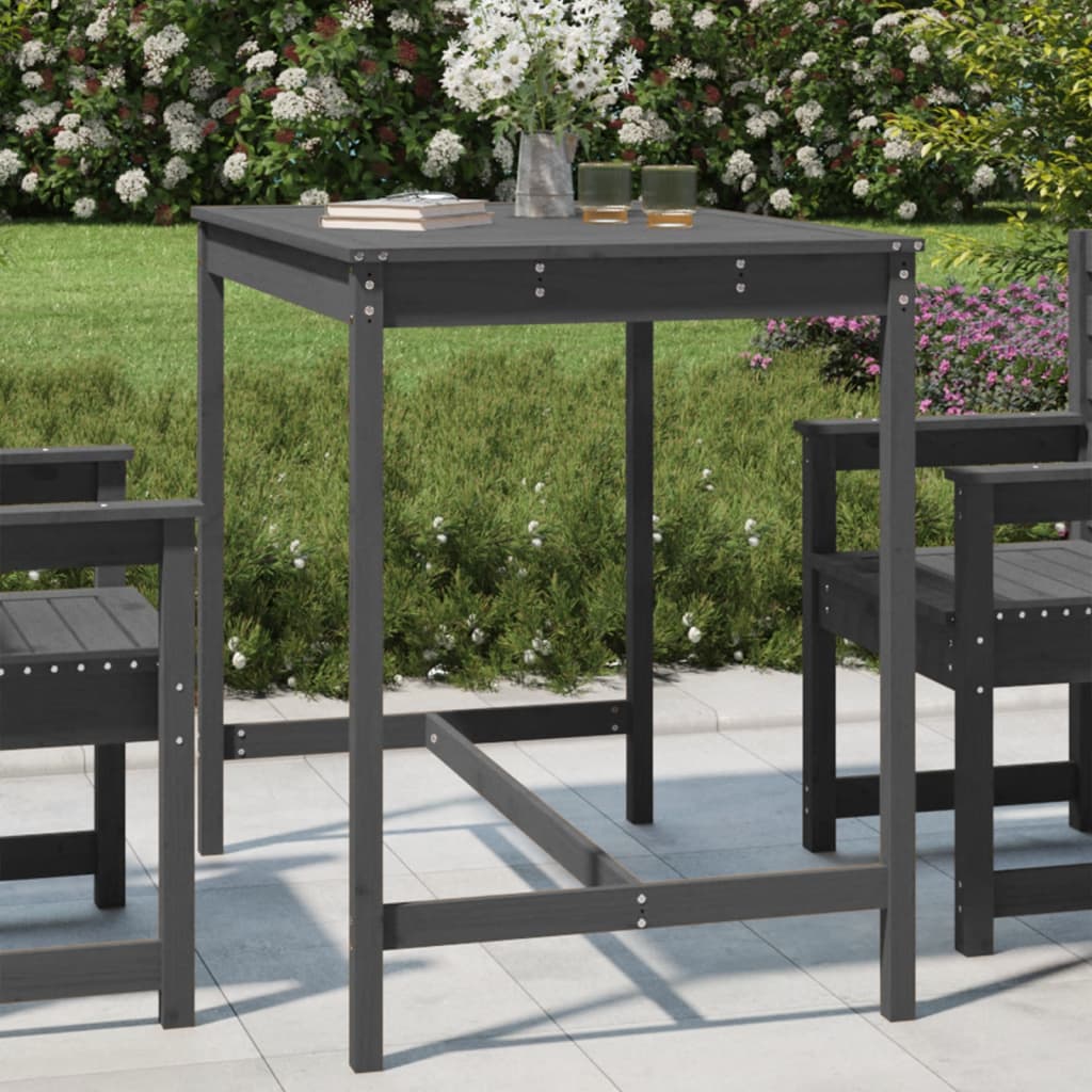 Garden Table Solid Wood Pine