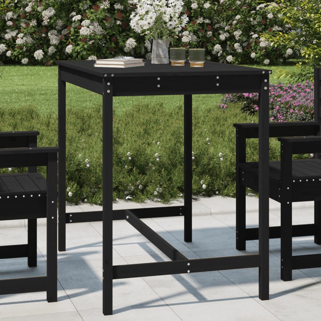 Garden Table Solid Wood Pine