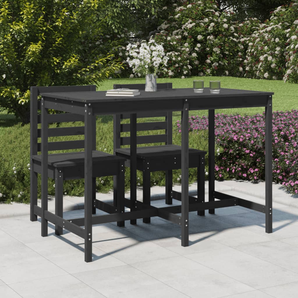 Garden Table Solid Wood Pine
