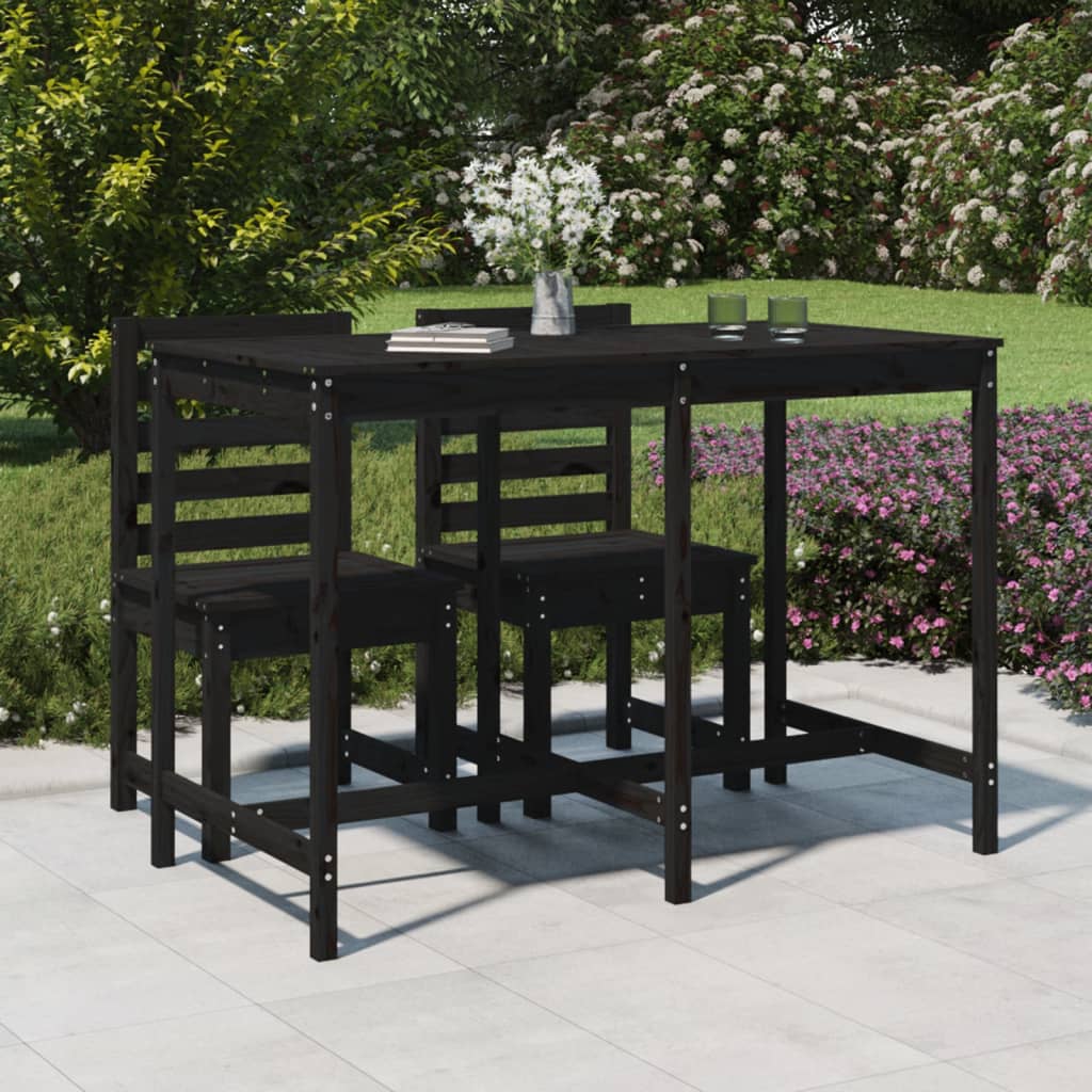 Garden Table Solid Wood Pine
