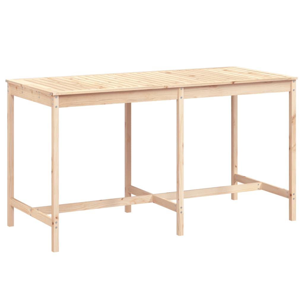 Garden Table Solid Wood Pine
