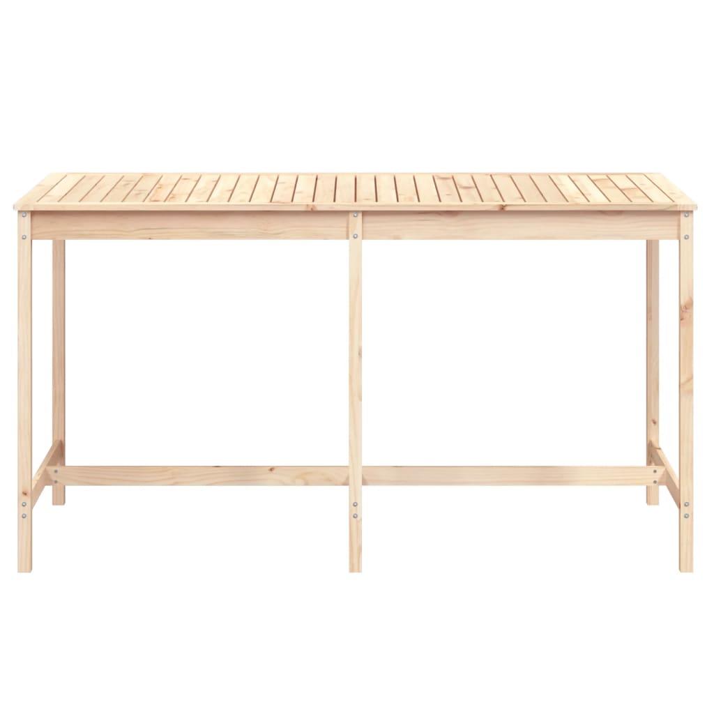 Garden Table Solid Wood Pine