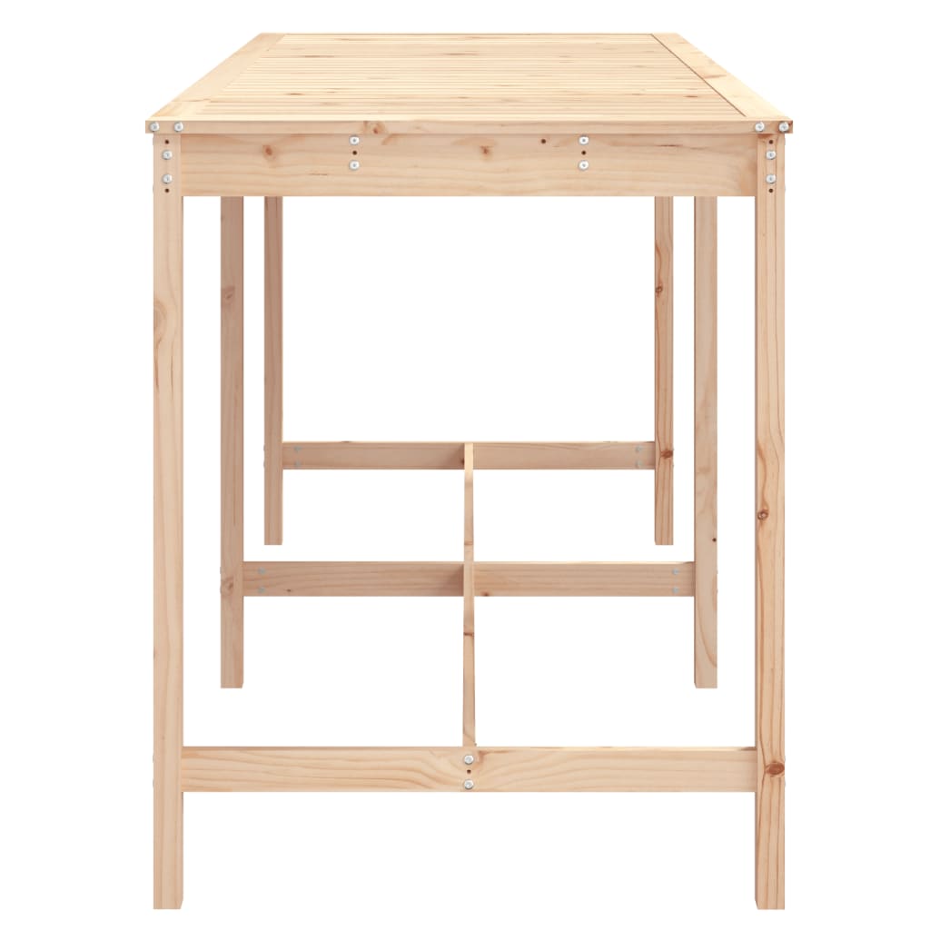 Garden Table Solid Wood Pine