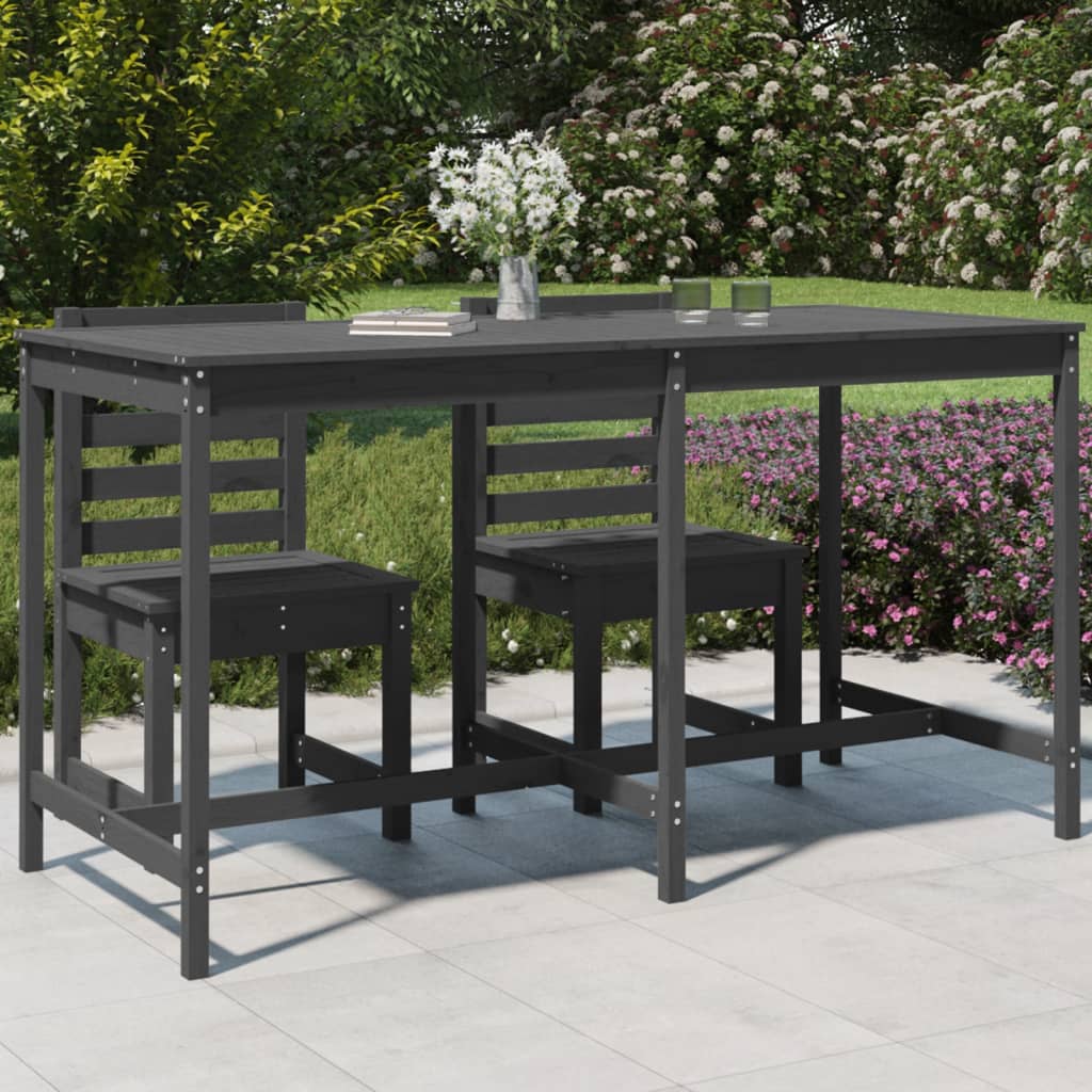 Garden Table Solid Wood Pine