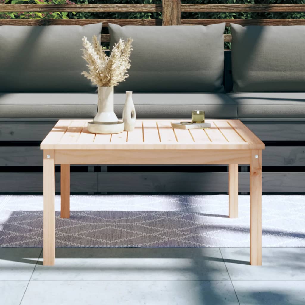 Garden Table Solid Wood Pine