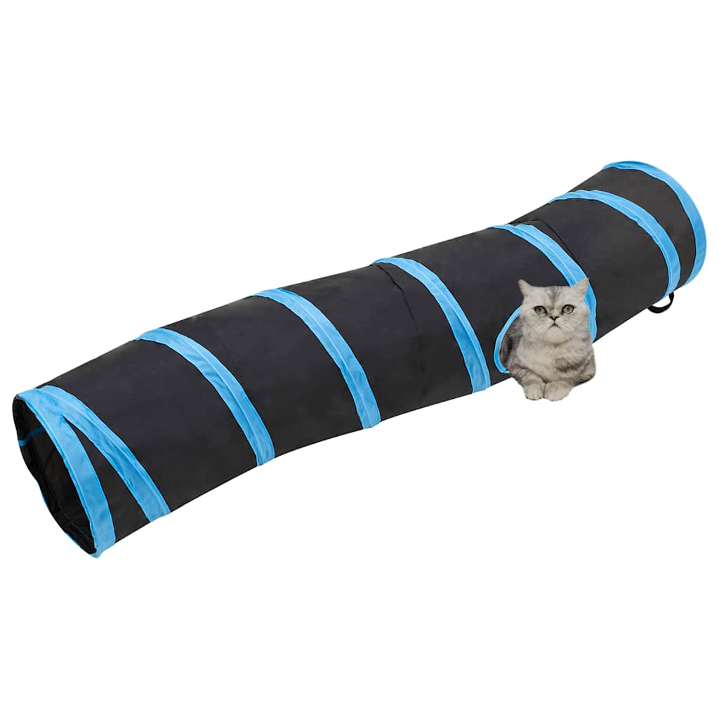 Cat Tunnel Black And Blue 122 Cm Polyester