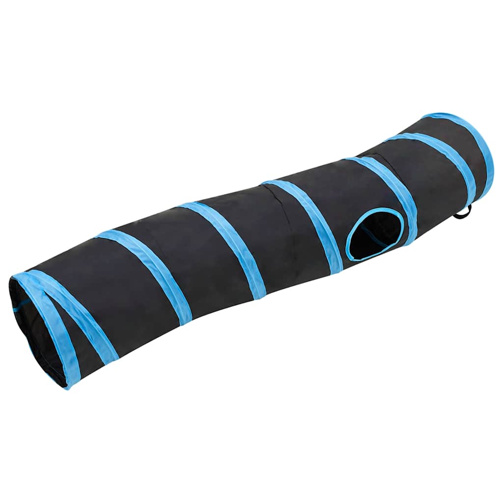 Cat Tunnel Black And Blue 122 Cm Polyester