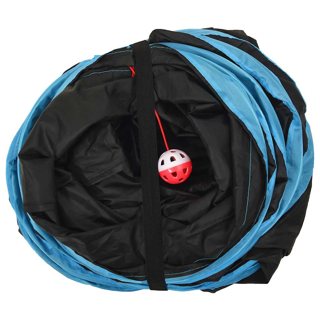 Cat Tunnel Black And Blue 122 Cm Polyester