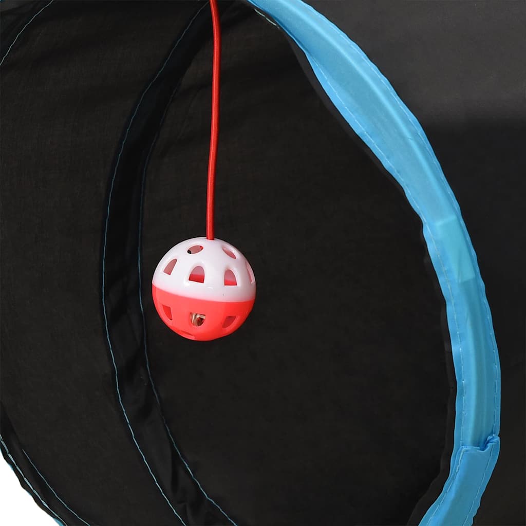 Cat Tunnel Black And Blue 122 Cm Polyester