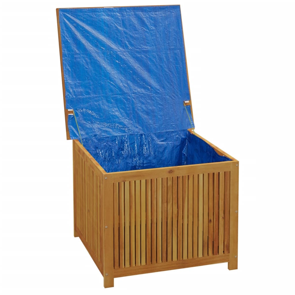 Garden Storage Box 75X75X58 Cm Solid Wood Acacia