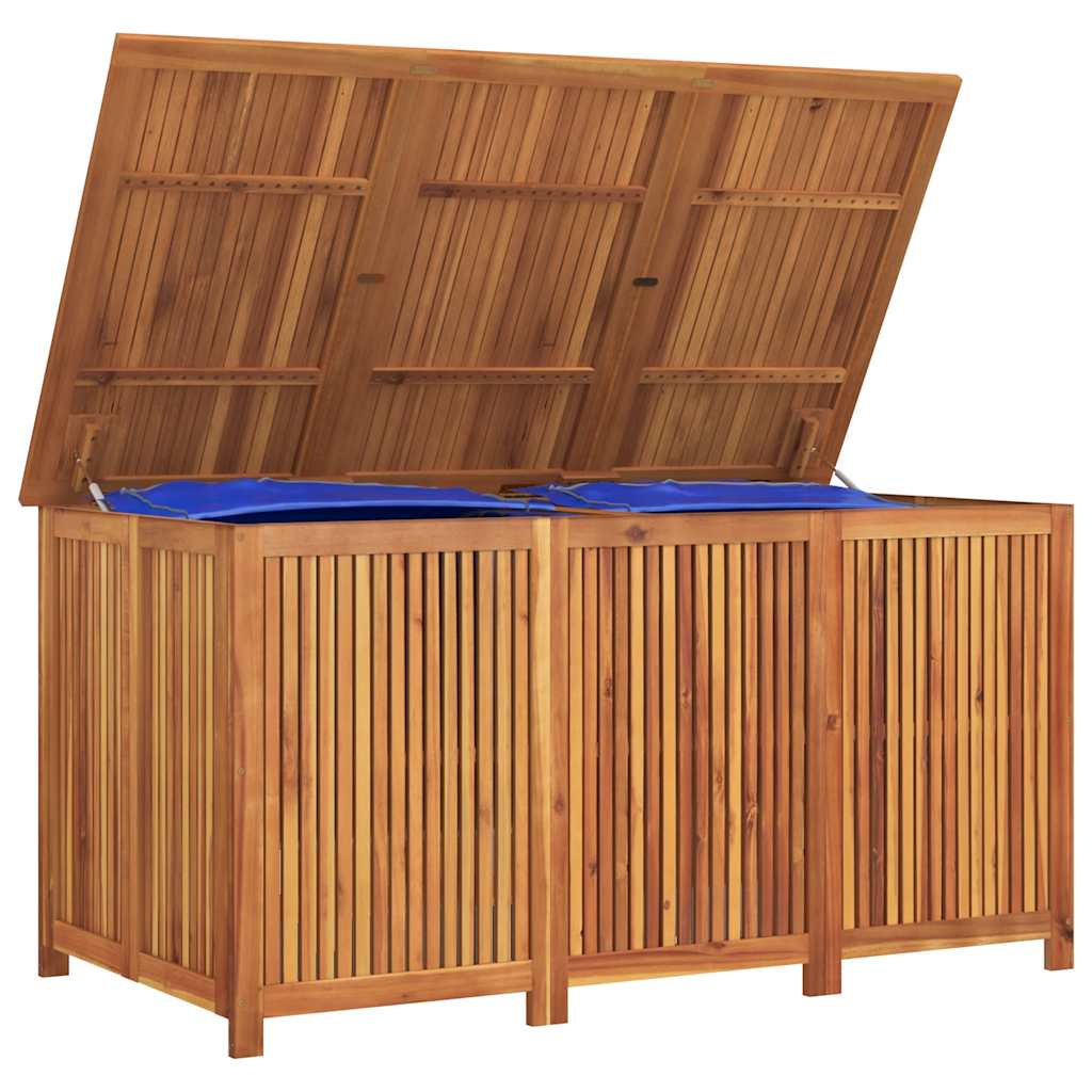 Garden Storage Box 150X80X75 Cm Solid Wood Acacia