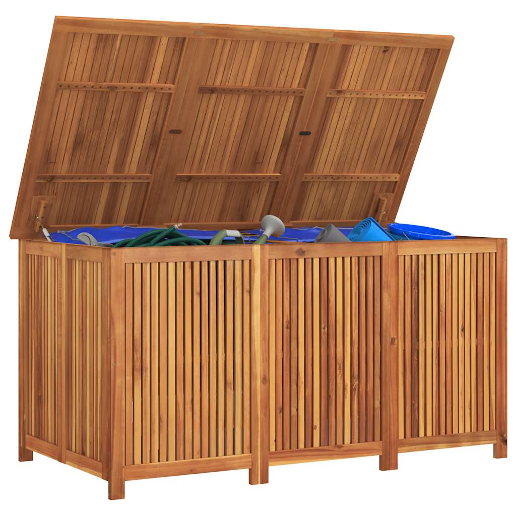 Garden Storage Box 150X80X75 Cm Solid Wood Acacia