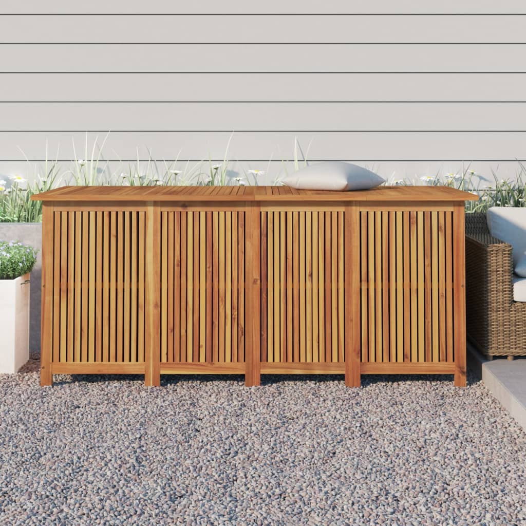 Garden Storage Box 175X80X75 Cm Solid Wood Acacia