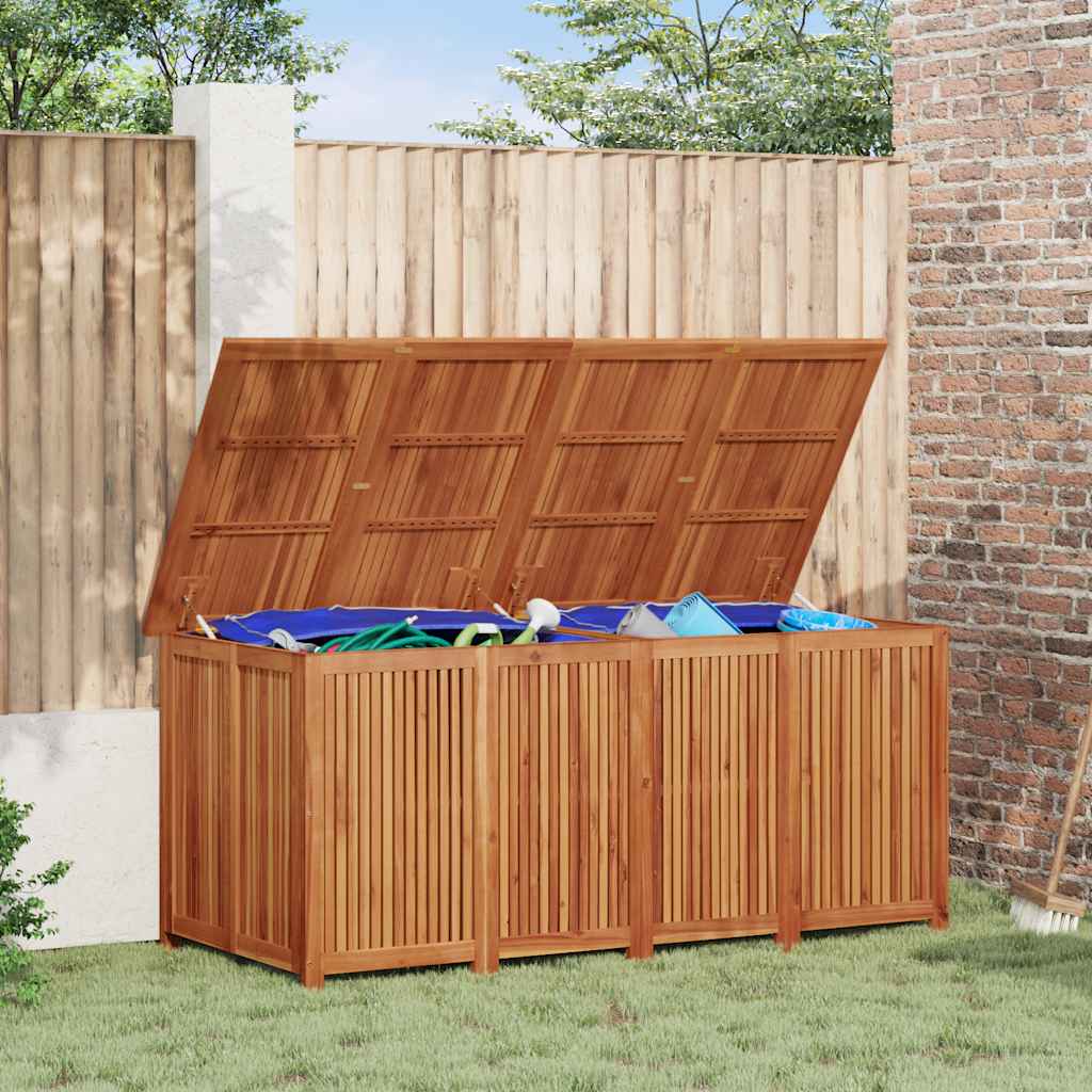 Garden Storage Box 200X80X75 Cm Solid Wood Acacia