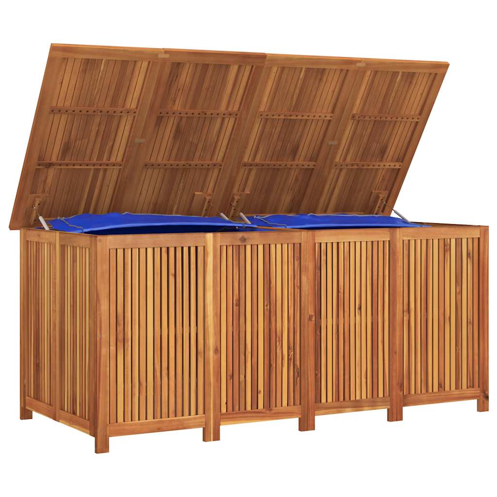 Garden Storage Box 200X80X75 Cm Solid Wood Acacia