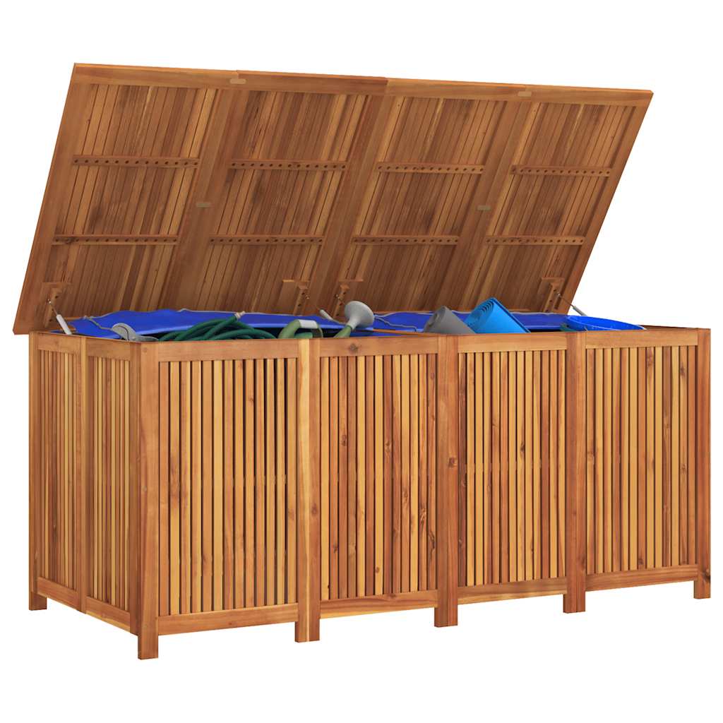 Garden Storage Box 200X80X75 Cm Solid Wood Acacia