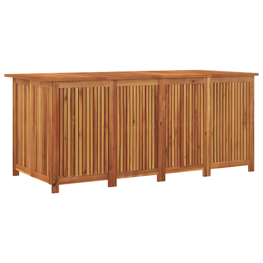 Garden Storage Box 200X80X75 Cm Solid Wood Acacia