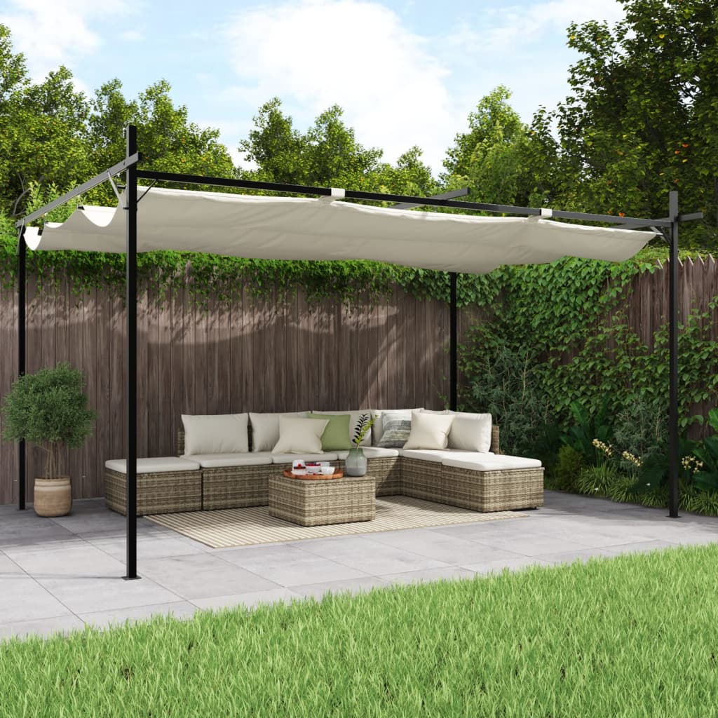 Pergola With Retractable Roof