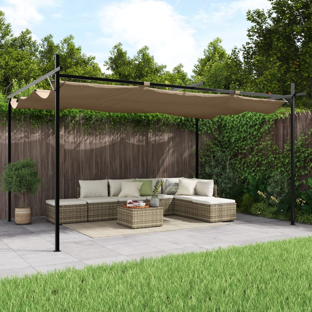 Pergola With Retractable Roof