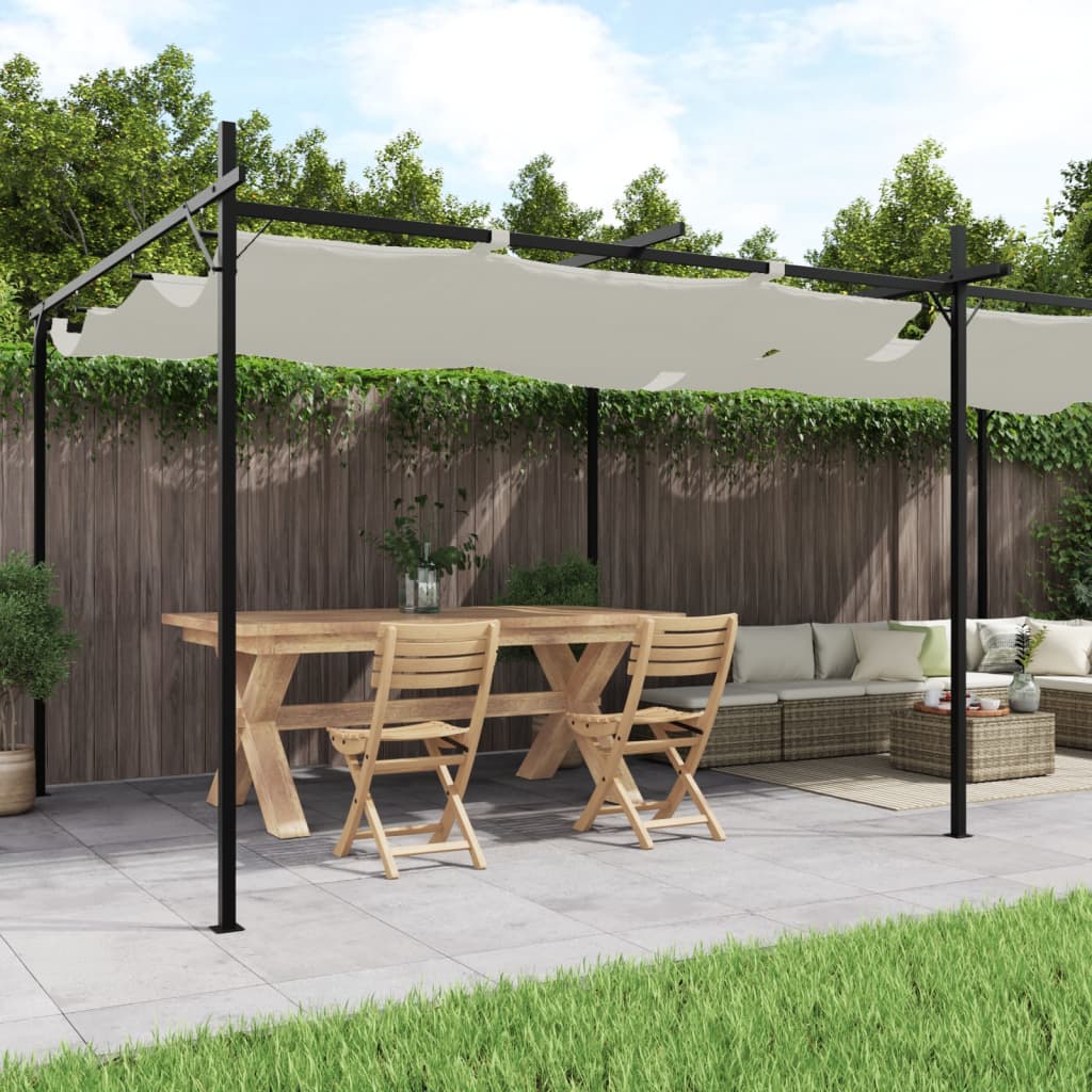 Pergola With Retractable Roof
