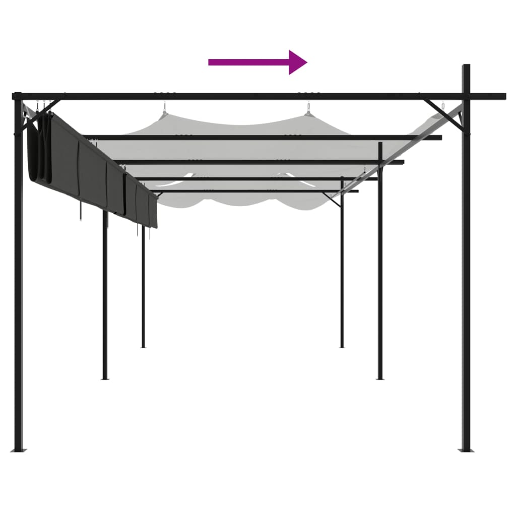 Pergola With Retractable Roof