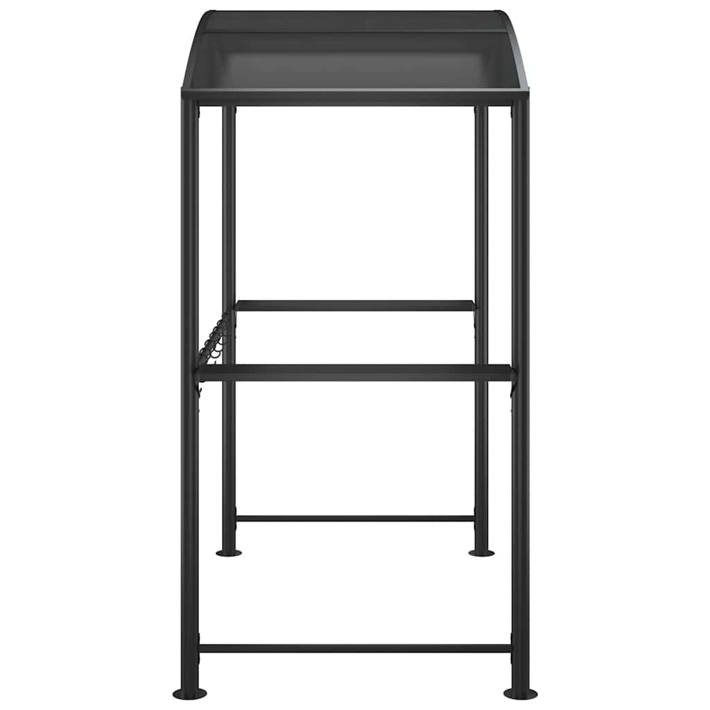 Gazebo Bbq Side Shelves Anthracite 210X114X230 Cm Steel PC board 210 cm