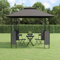 Gazebo With Roof Anthracite Steel