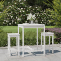 3 Piece Garden Bar Set Solid Wood Pine