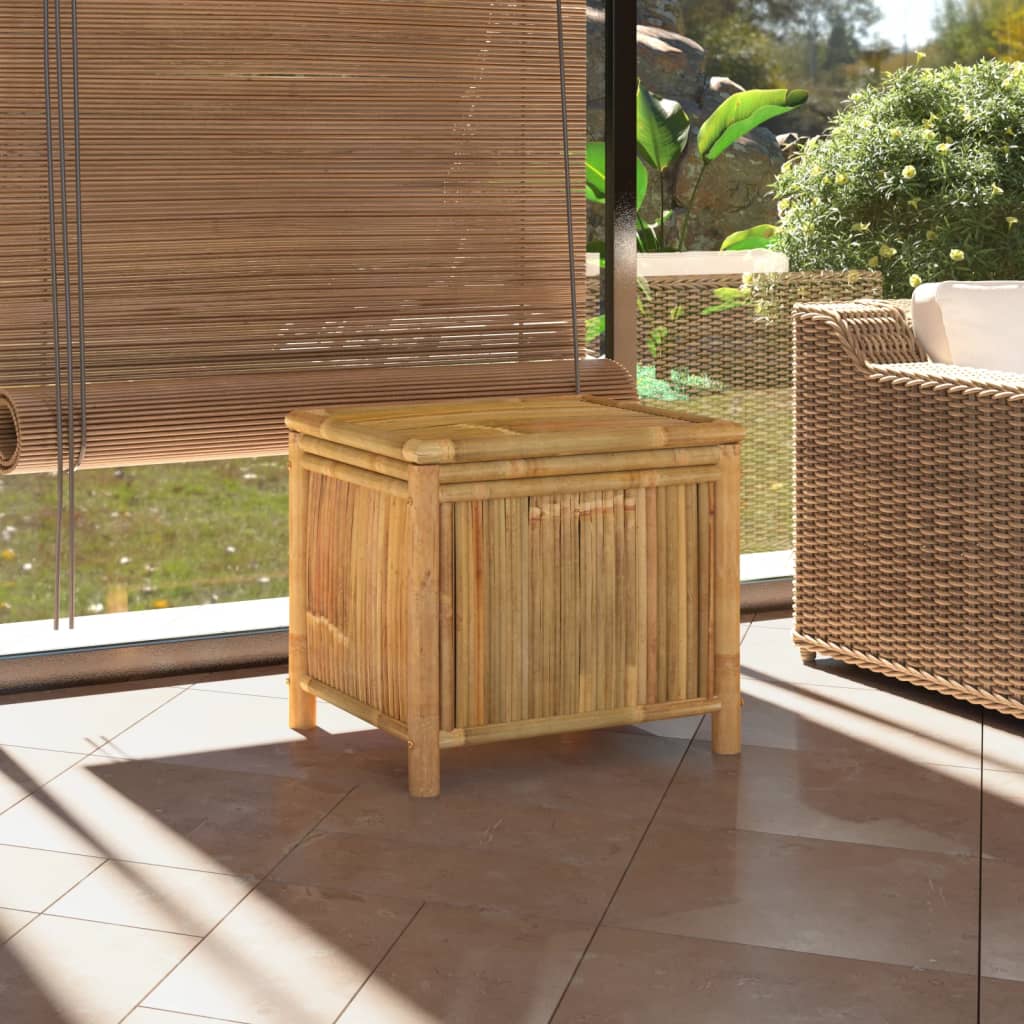Garden Storage Box 60X52X55Cm Bamboo